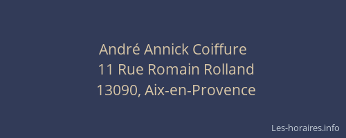 André Annick Coiffure