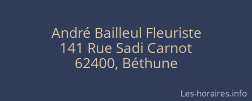 André Bailleul Fleuriste