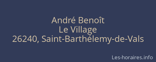 André Benoît