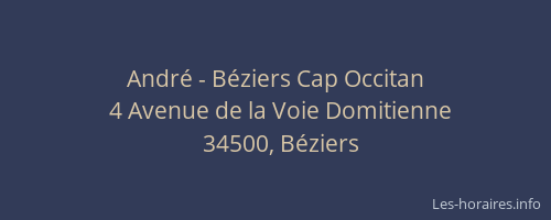 André - Béziers Cap Occitan