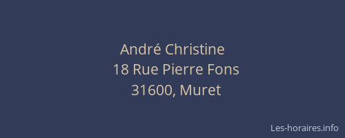 André Christine