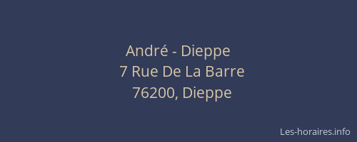 André - Dieppe