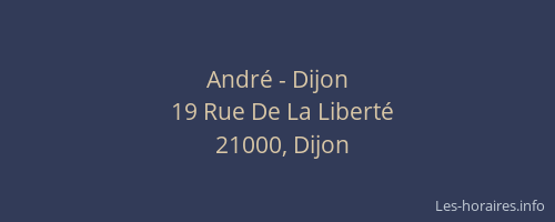 André - Dijon