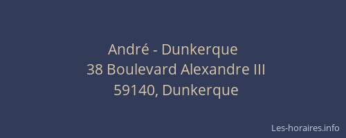 André - Dunkerque
