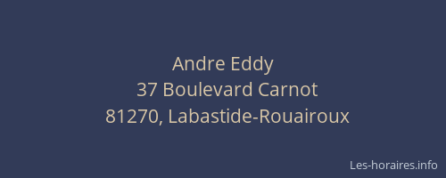 Andre Eddy