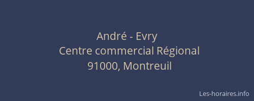 André - Evry