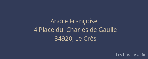 André Françoise