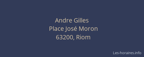 Andre Gilles