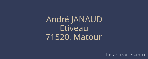 André JANAUD