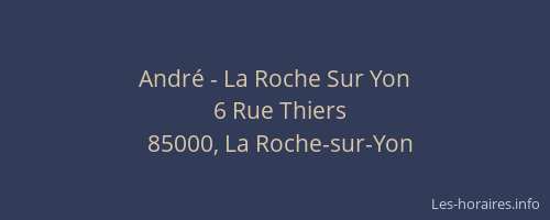 André - La Roche Sur Yon