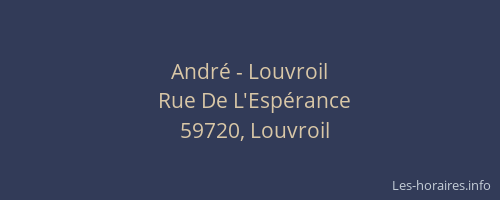 André - Louvroil