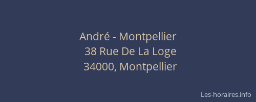 André - Montpellier