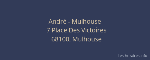 André - Mulhouse