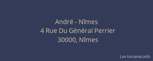 André - Nîmes