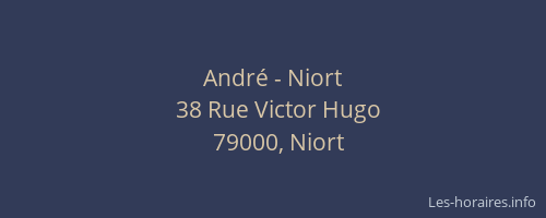 André - Niort