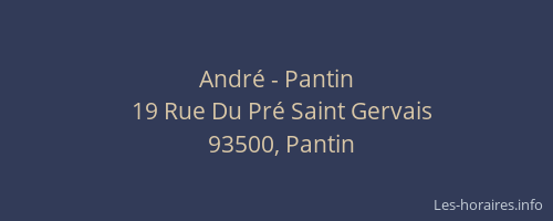 André - Pantin