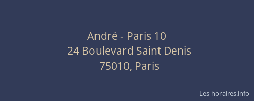 André - Paris 10
