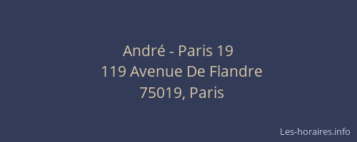 André - Paris 19