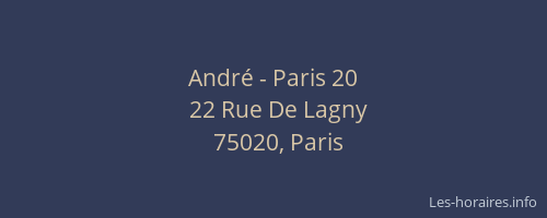 André - Paris 20