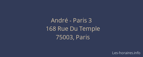 André - Paris 3