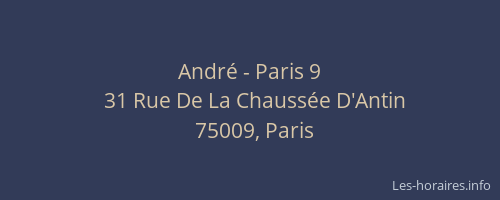 André - Paris 9