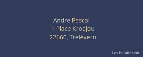 Andre Pascal