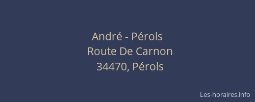 André - Pérols