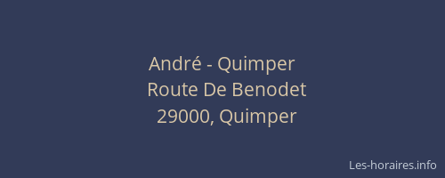 André - Quimper