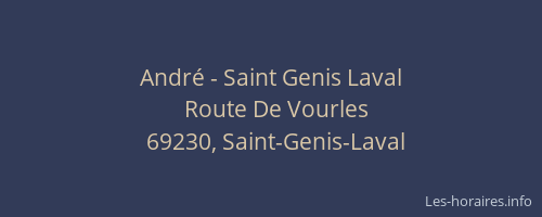 André - Saint Genis Laval