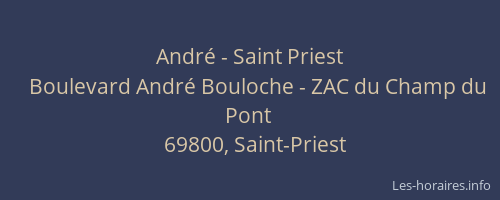André - Saint Priest