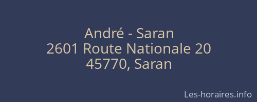 André - Saran