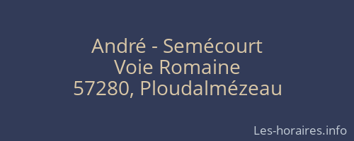 André - Semécourt