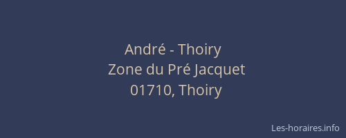André - Thoiry