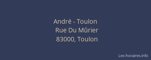 André - Toulon