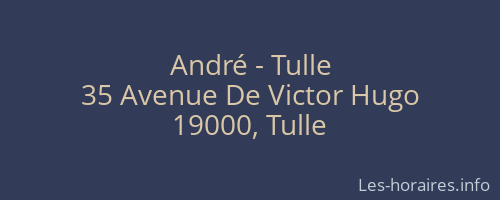 André - Tulle