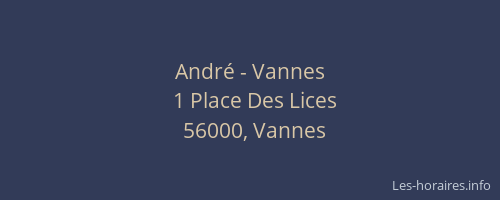 André - Vannes