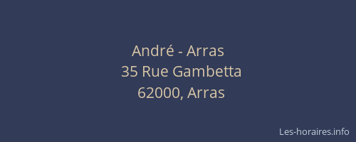 André - Arras