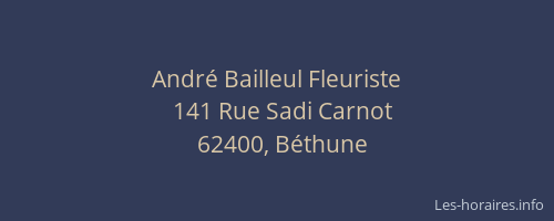 André Bailleul Fleuriste