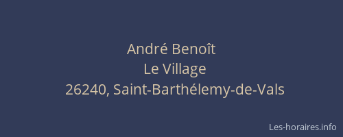 André Benoît