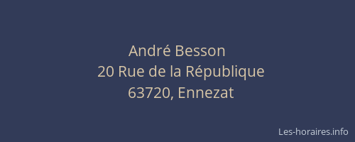 Andr&eacute; Besson