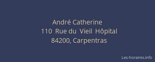 Andr&eacute; Catherine