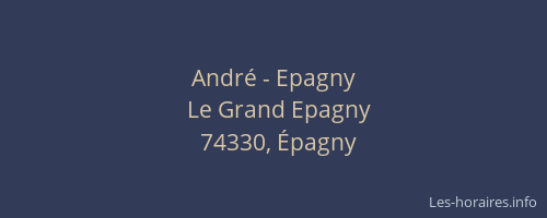 André - Epagny