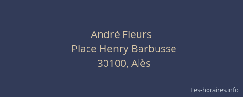 André Fleurs