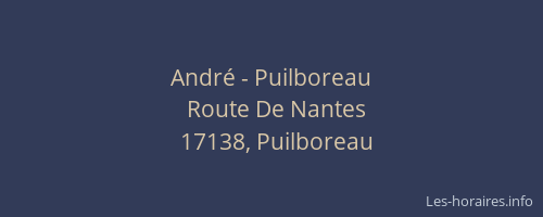 André - Puilboreau