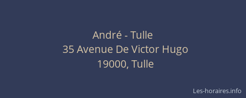 André - Tulle