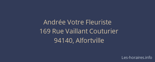Andr&eacute;e Votre Fleuriste