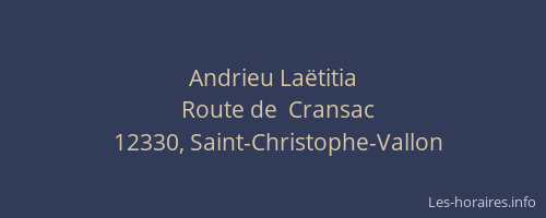 Andrieu La&euml;titia