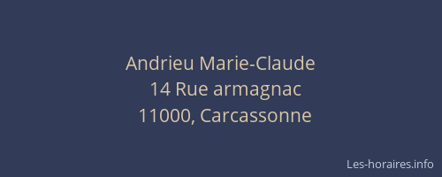 Andrieu Marie-Claude