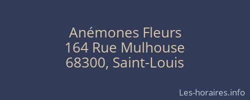 Anémones Fleurs