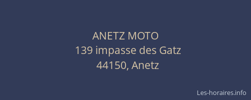 ANETZ MOTO